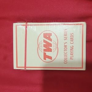 Vintage TWA Collector's Series Playing Cards - Boeing 707 - 1959